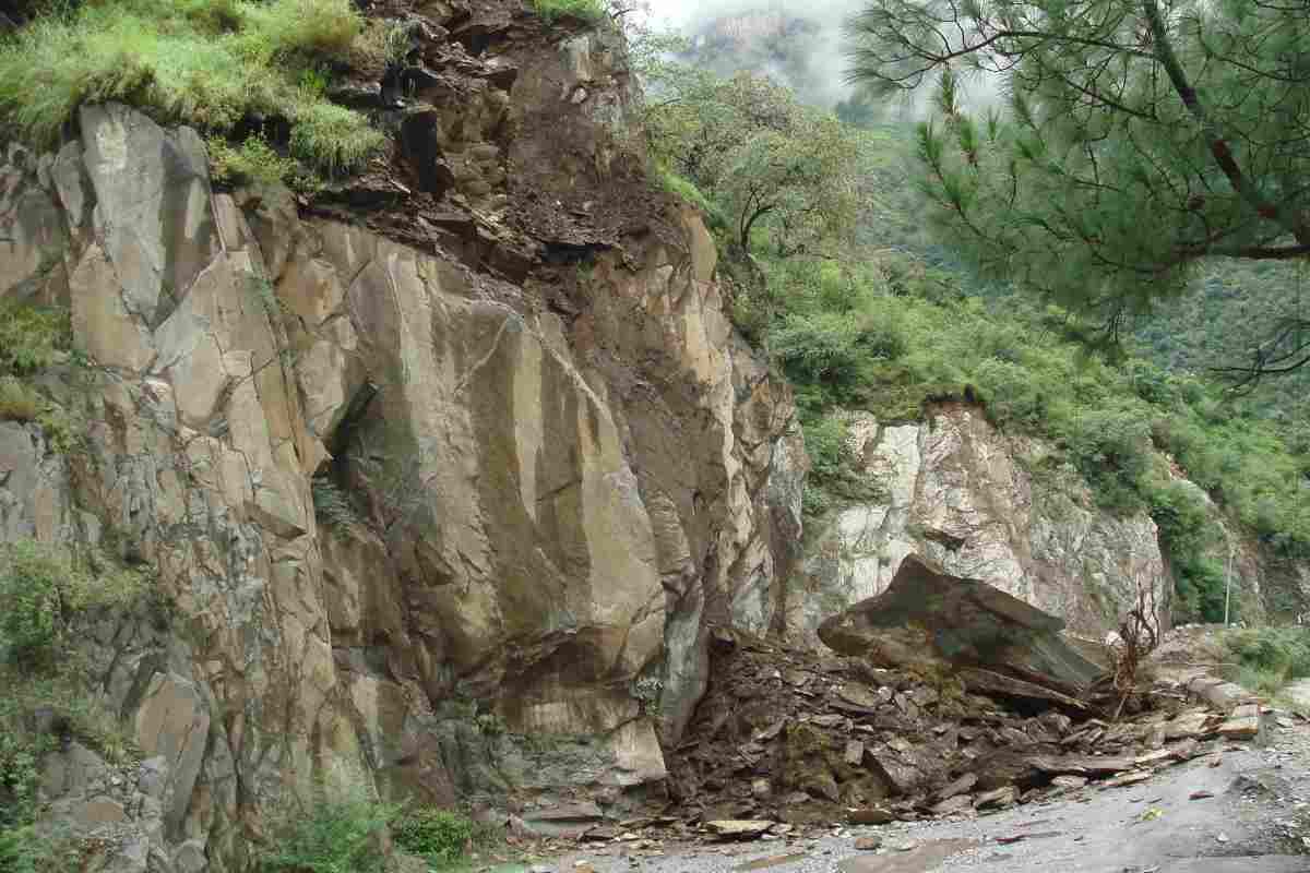 rischio frana italia