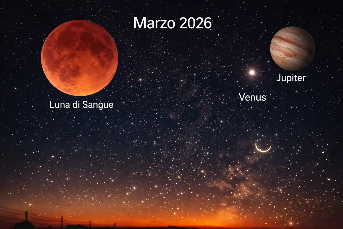 la Luna di Sangue e le altre meraviglie del cielo